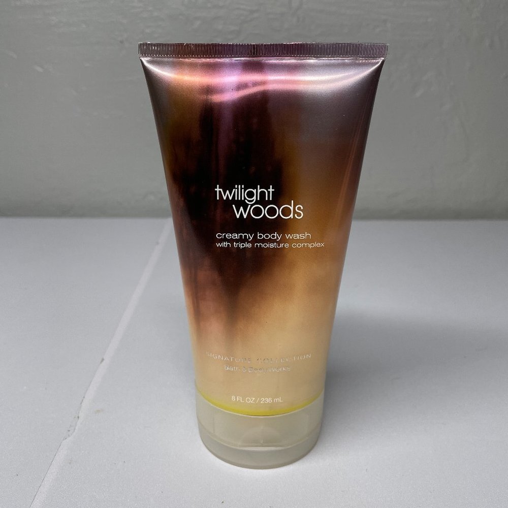 Bath & Body Works Signature Collection Twilight Woods Creamy Body Wash 8 oz Shea